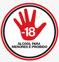 Proibido para menores de 18 anos